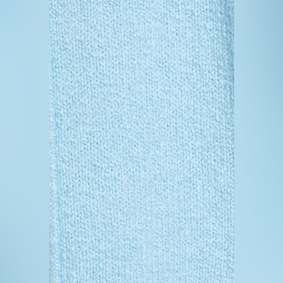 Free People Brookside Knit Sweater Tunic Starlight Blue Oversized - Picture 7 of 10